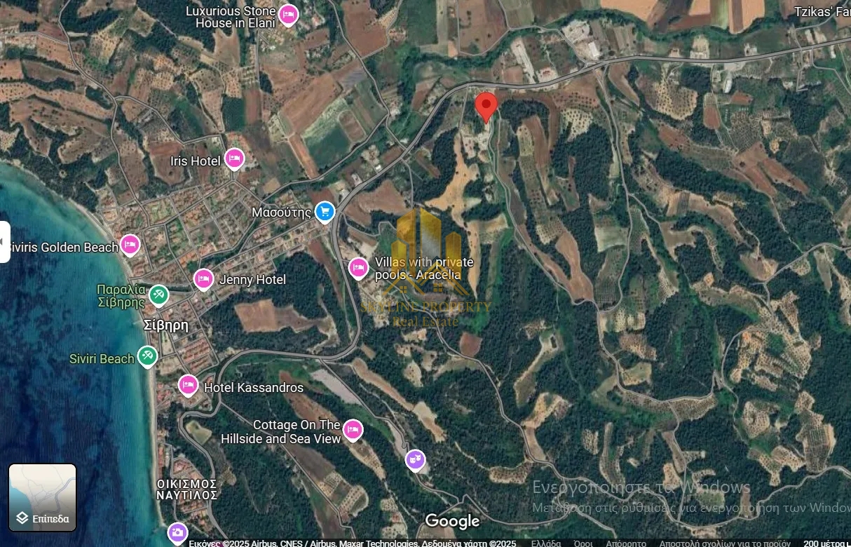 Αγροτεμάχιο 4.142 τ.μ.(Αγίου Νικολάου )Σίβηρη Χαλκιδικής-190.000€